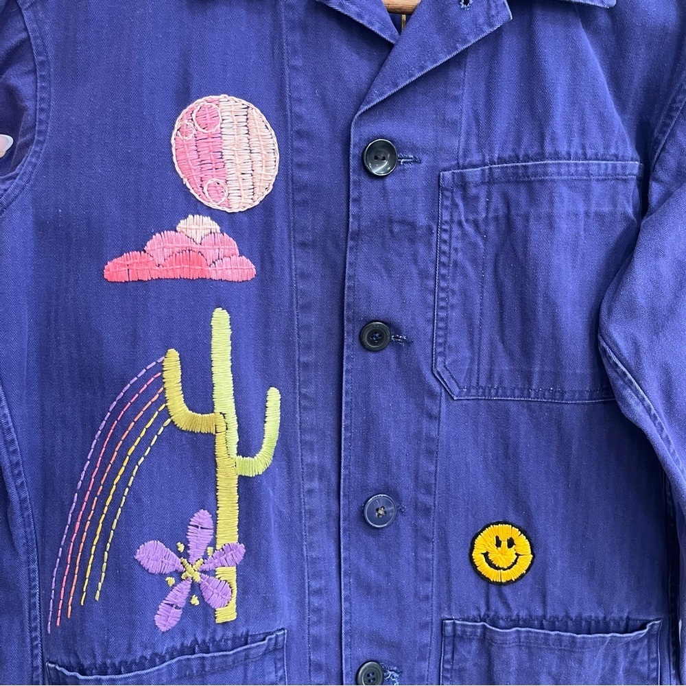NEW FREE PEOPLE THE WOLVES DESERT TRIP EMBROIDERED SHIRT JACKET XS $250 - Picture 9 of 12